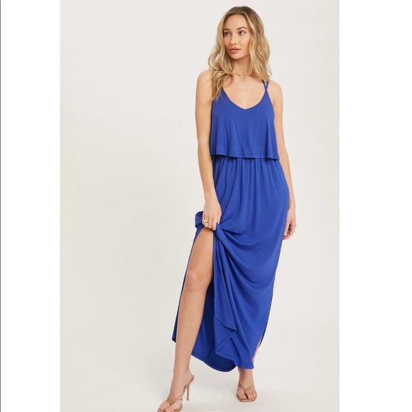 🆕 Blue Maxi Dress - Picture 5 of 6